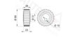 PEUGE 0000051361 Tensioner Pulley, timing belt
